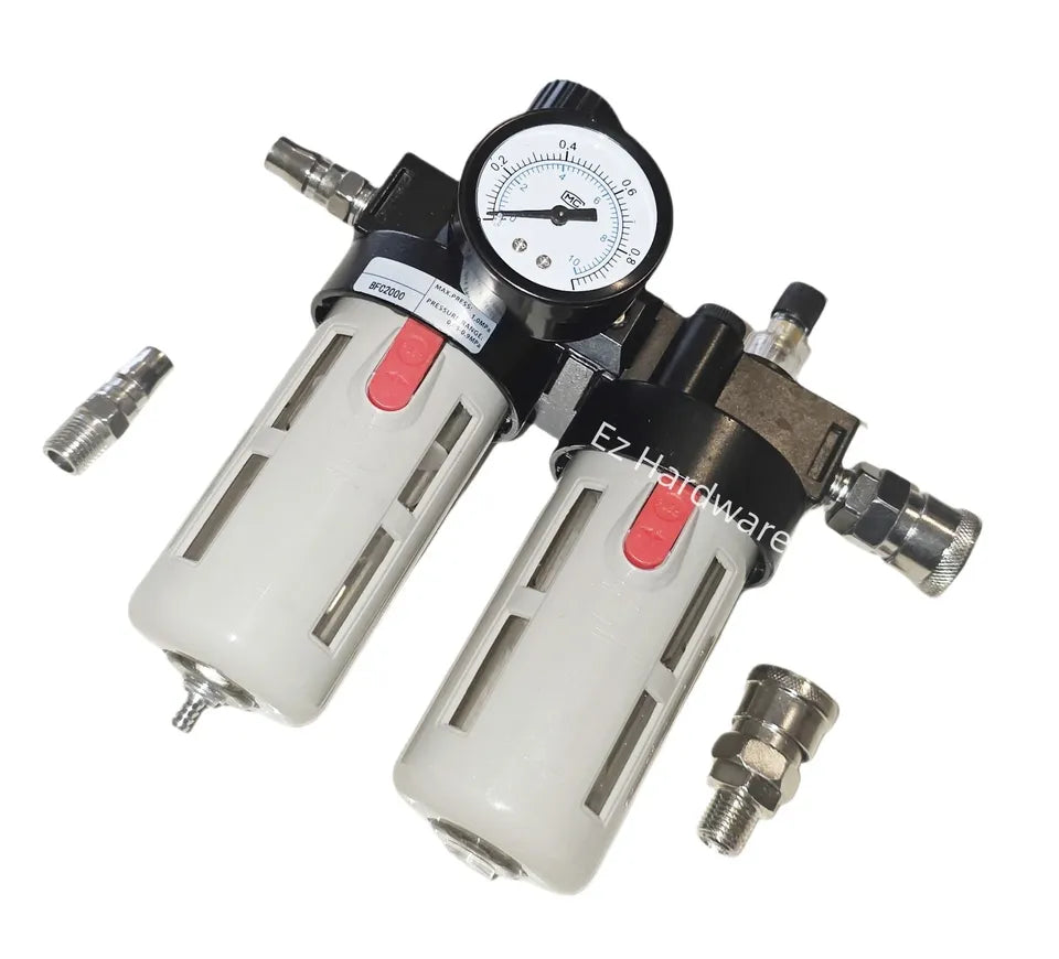 1/4 BSP Air Compressor Water Trap Pressure Regulator Parts Oil Filter