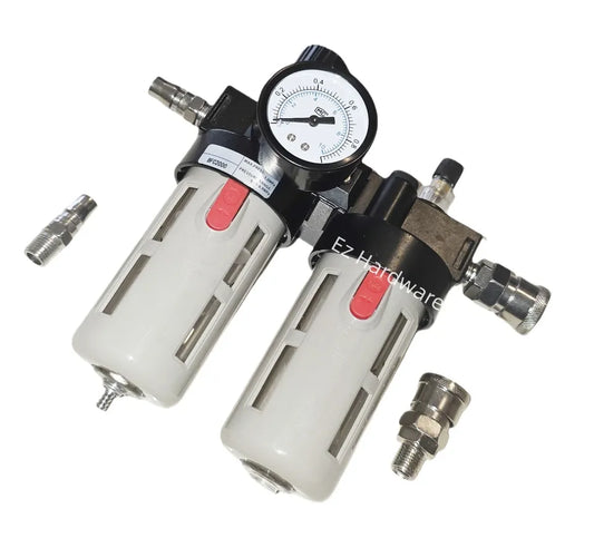 1/4 BSP Air Compressor Water Trap Pressure Regulator Parts Oil Filter