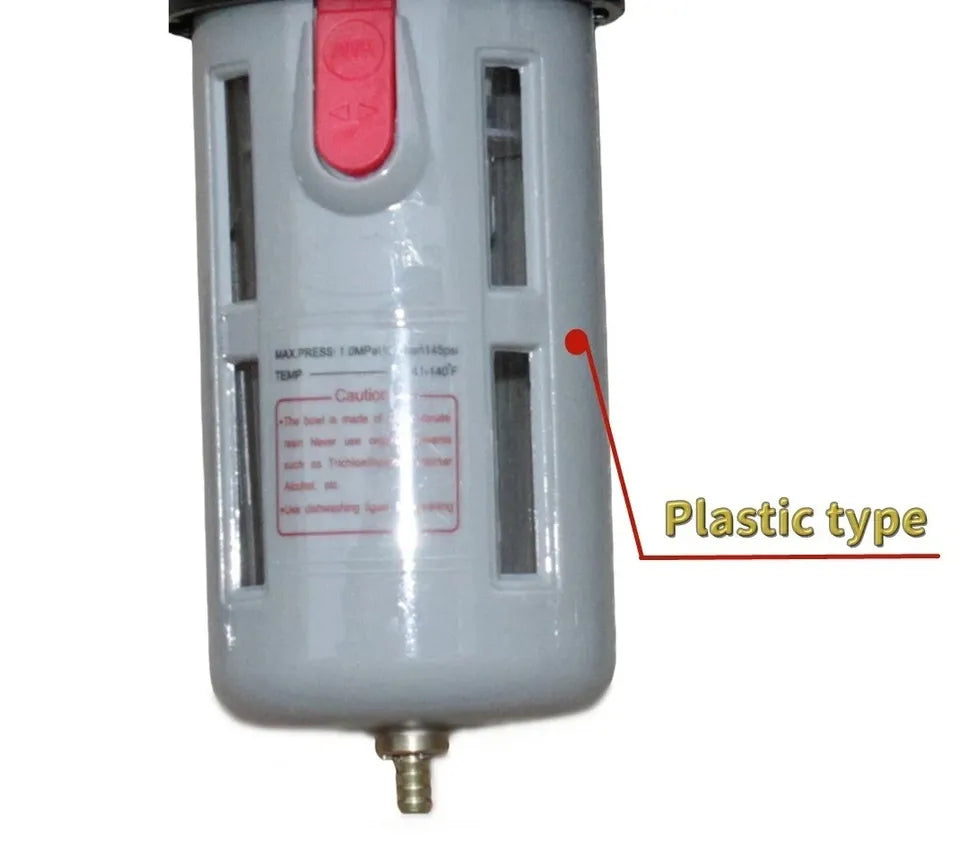 1/4 BSP Air Compressor Water Trap Pressure Regulator Parts Oil Filter