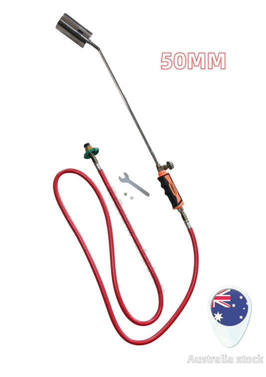 50mm Propane Gas Weed Torch Burner Shrub Weed Grass Killer Meat depliation