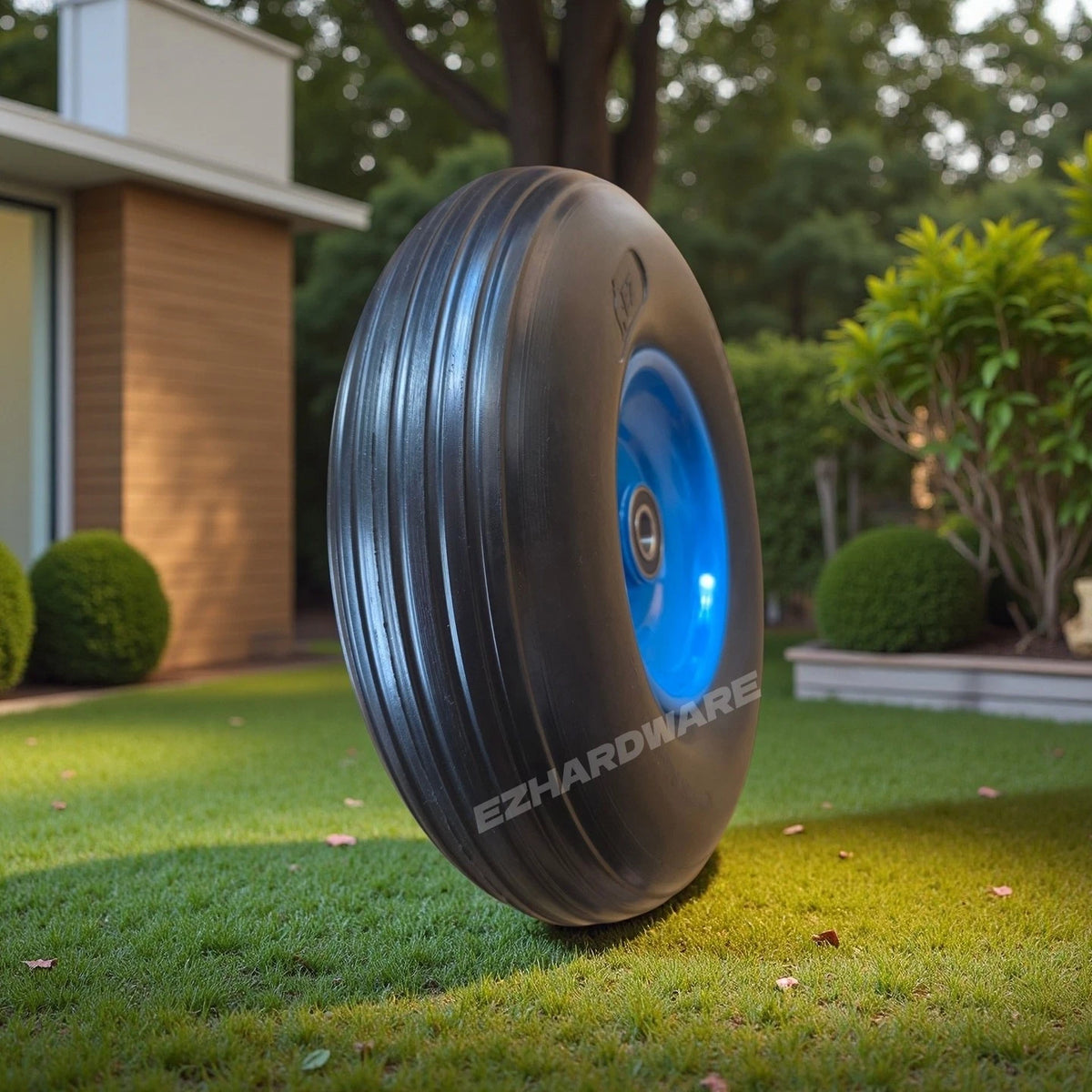OFF-SET Hub Solid 13"inch 4.00-6 solid 16mm Bore Wheel barrow Tyre Wheel Wheels