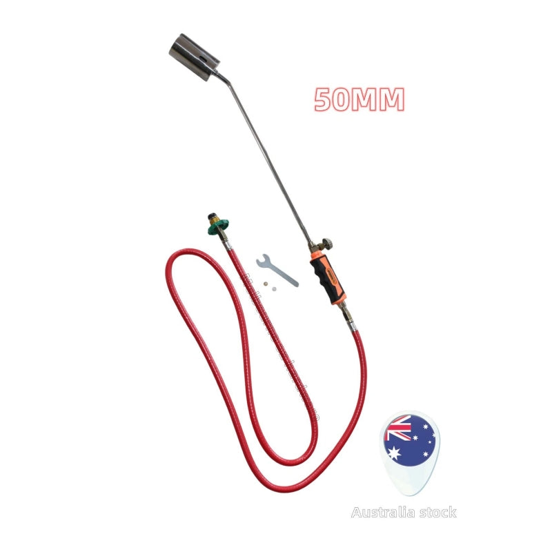 50mm Propane Gas Weed Torch Burner Shrub Weed Grass Killer Meat depliation