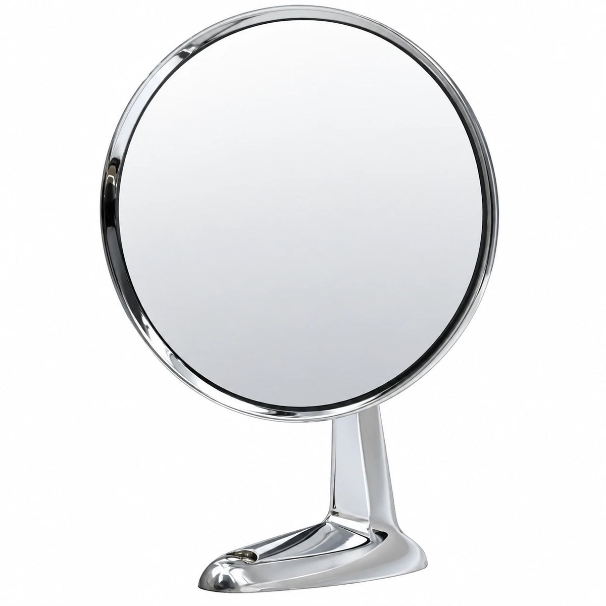 110mm Retro Door Mudguard Mirror Chrome Classic Car Flat Mirror PK60160