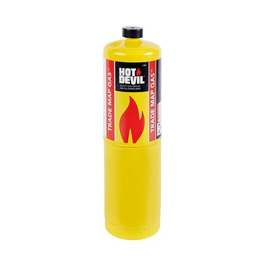 HOTDEVIL GAS BOTTLE CYLINDER TRADE MAP GAS 400G /14.1OZ BLOW TORCH HDTRD