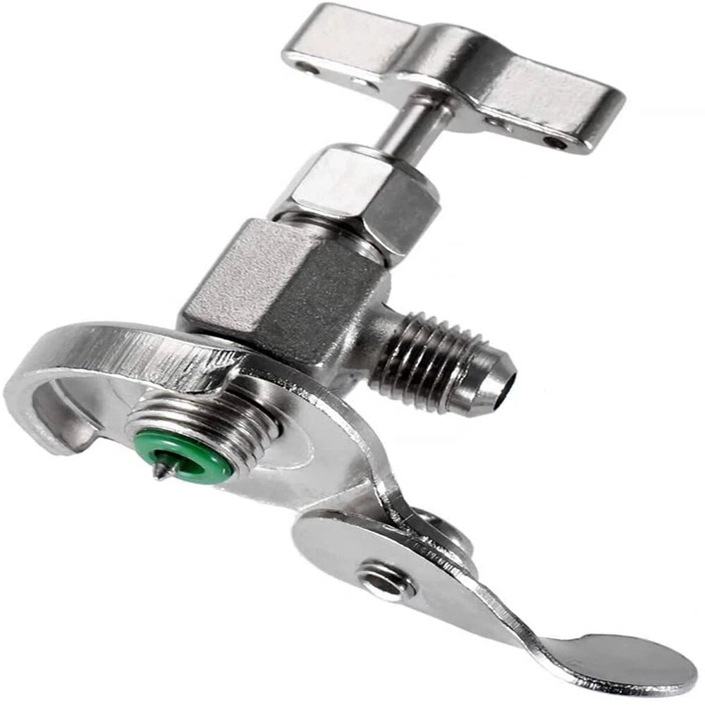 Refrigerant Can Tap Dispenser Valve Bottle Opener Tool for R134a R12 R22 R502
