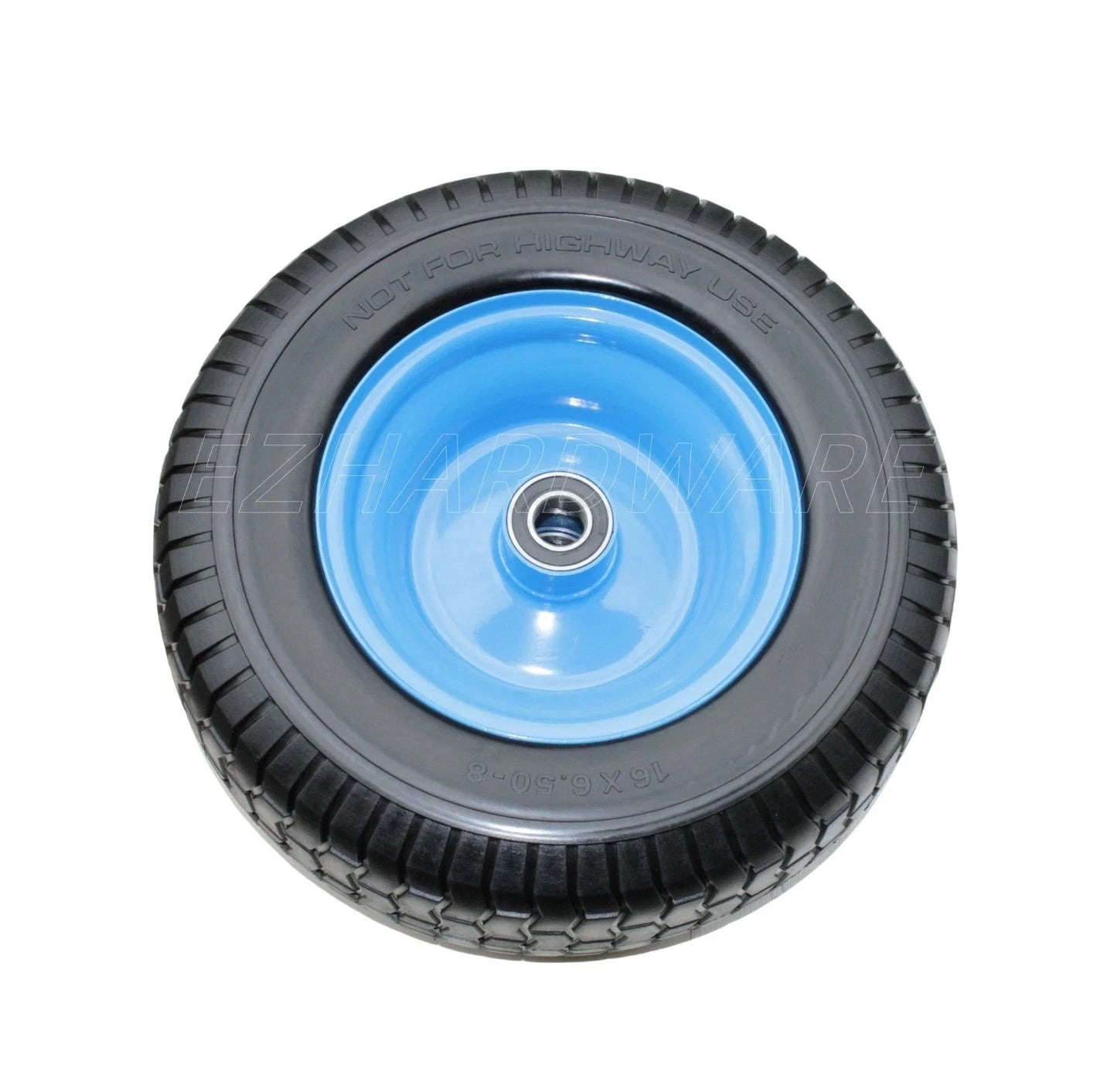 16"x6.5-8 Solid Wheelbarrow Wheel Non-Pneumatic Tyre 25mm/ 25.4mm Bore